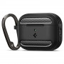 Capa Spigen Rugged Armor ACS09822 para Apple AirPods Pro 3, preto mate