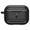 Capa Spigen Rugged Armor ACS09822 para Apple AirPods Pro 3, preto mate