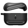 Capa Spigen Rugged Armor ACS09822 para Apple AirPods Pro 3, preto mate