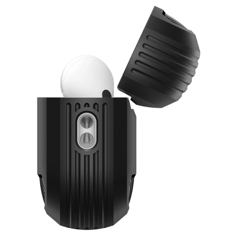 Capa Spigen Rugged Armor ACS09822 para Apple AirPods Pro 3, preto mate