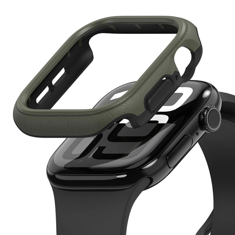 Capa Ringke Onyx para Apple Watch 10 / 11 46 mm, verde-escuro
