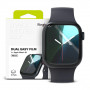 Película protetora de ecrã Ringke Dual Easy para Apple Watch 10 / 11 46 mm, transparente (3 unid.)