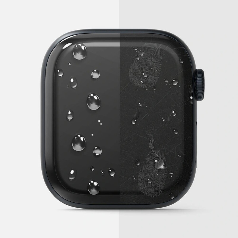 Película protetora de ecrã Ringke Dual Easy para Apple Watch 10 / 11 46 mm, transparente (3 unid.)