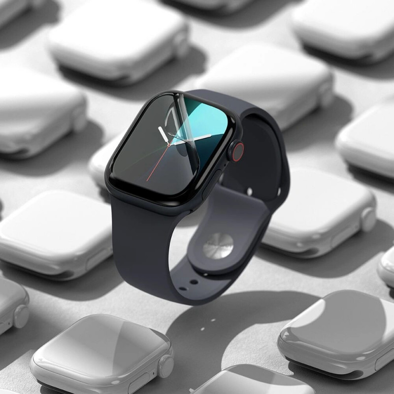 Película protetora de ecrã Ringke Dual Easy para Apple Watch 10 / 11 46 mm, transparente (3 unid.)