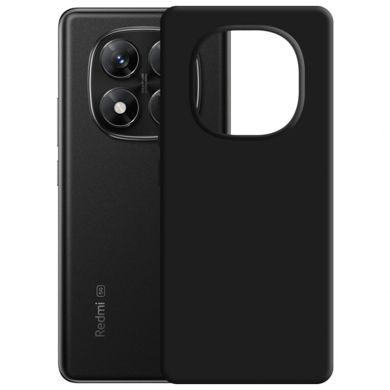 Capa 3MK Matt Case Pro para Xiaomi Redmi Note 14 Pro 5G / Poco X7 5G, preta