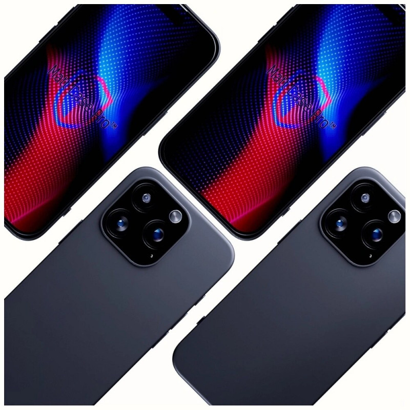 Capa 3MK Matt Case Pro para Apple iPhone 16 Pro, preto