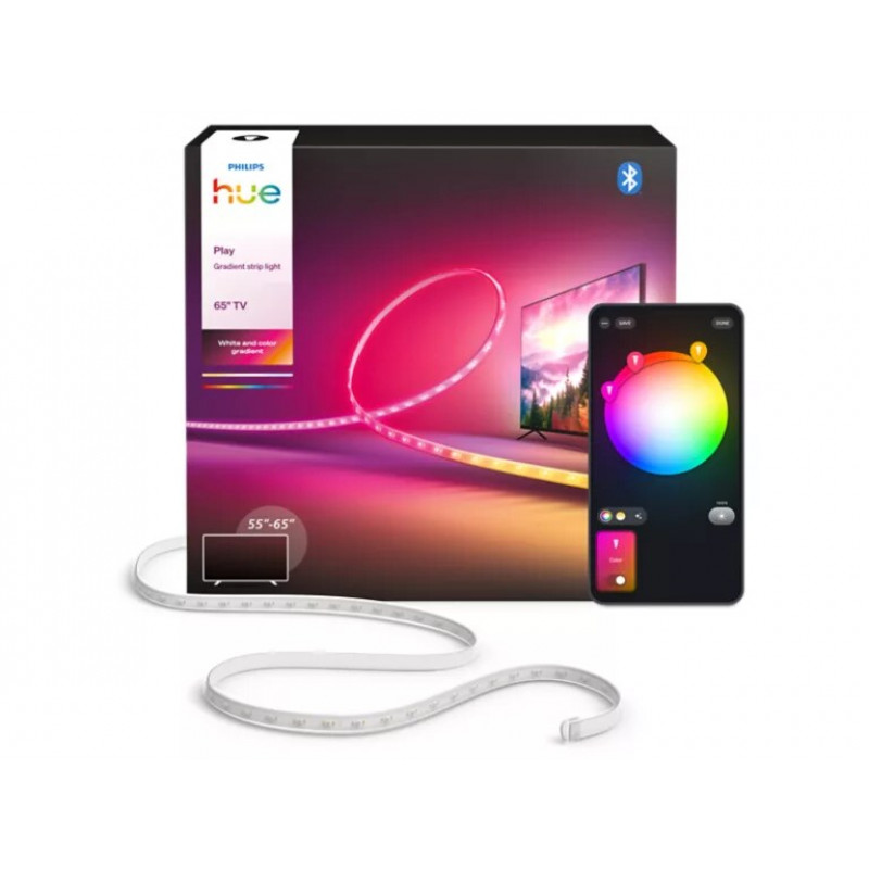 Fita de luz Philips Hue Play Gradient para TV de 65 polegadas