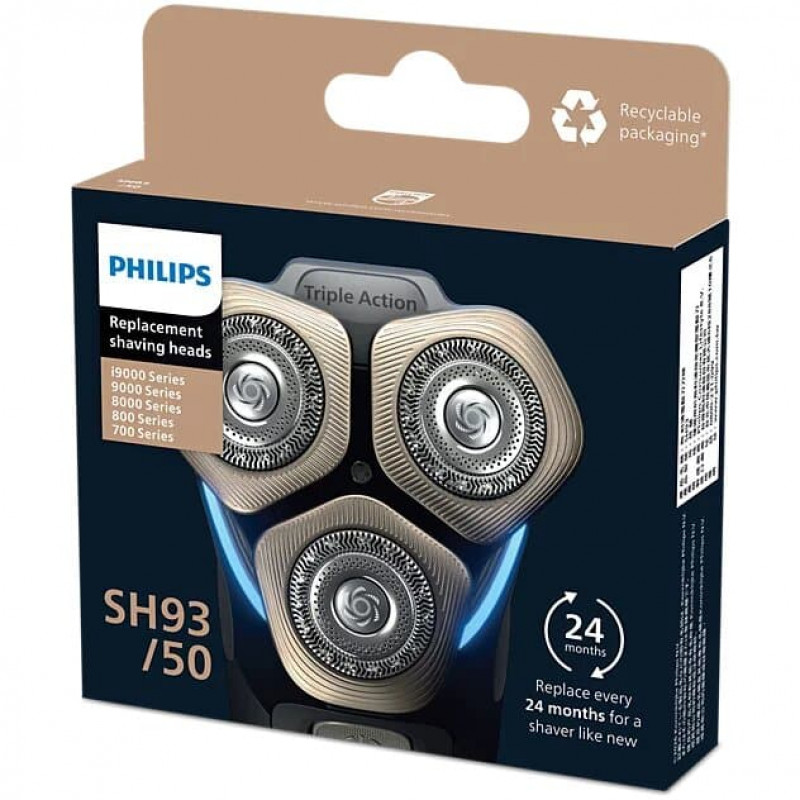 Cabeças de substituição para máquina de barbear Philips Series 9000 SH93/50