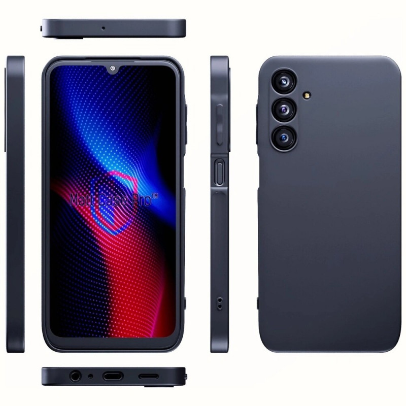 Capa 3MK Matt Case Pro para Samsung Galaxy A25 5G, preta