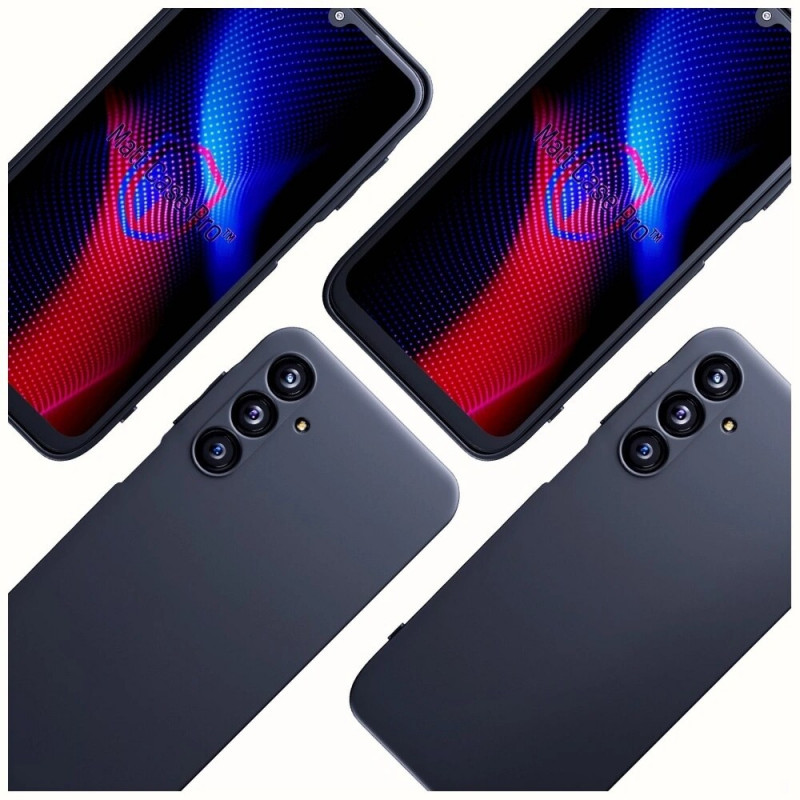 Capa 3MK Matt Case Pro para Samsung Galaxy A25 5G, preta