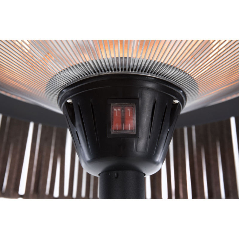 Sunred ARTIX M-SO BROWN Corda Bright aquecedor infravermelho de pé, 2100 W, castanho, IP44