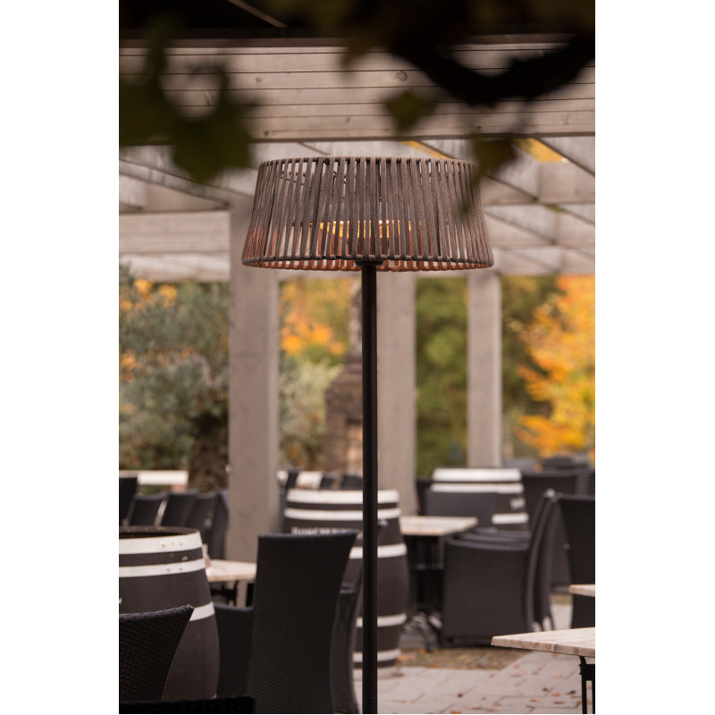 Sunred ARTIX M-SO BROWN Corda Bright aquecedor infravermelho de pé, 2100 W, castanho, IP44