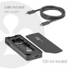 Caixa externa SSD M.2 NVMe Club3D CAC-2510 com ventoinha, USB4