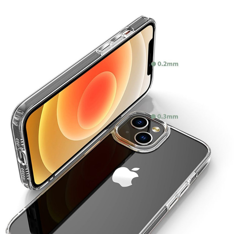 Capa Tech-Protect Flexair Hybrid THP2312 para Apple iPhone 15, transparente