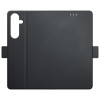Capa com carteira 3MK para Samsung Galaxy A36 / A56, preta