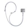 Cordão para telemóvel 3MK EasyClip, Cinzento / Prateado