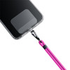 Cordão para telemóvel 3MK EasyClip, rosa / preto