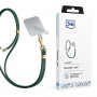 Cordão para telemóvel 3MK EasyClip, verde-escuro / dourado