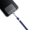 Cordão para Telemóvel 3MK EasyClip, Azul-escuro / Prateado