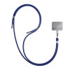 Cordão para Telemóvel 3MK EasyClip, Azul-escuro / Prateado