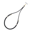 Cordão para telemóvel 3MK EasyClip, Preto / Dourado