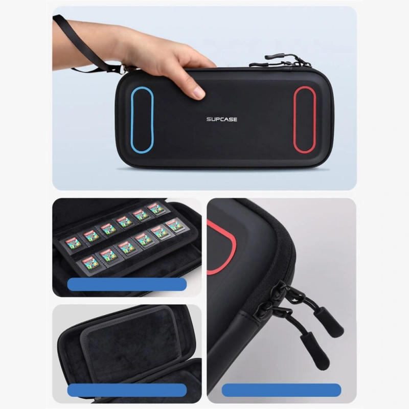 Mala de transporte Mini Supcase para Nintendo Switch 2, preta