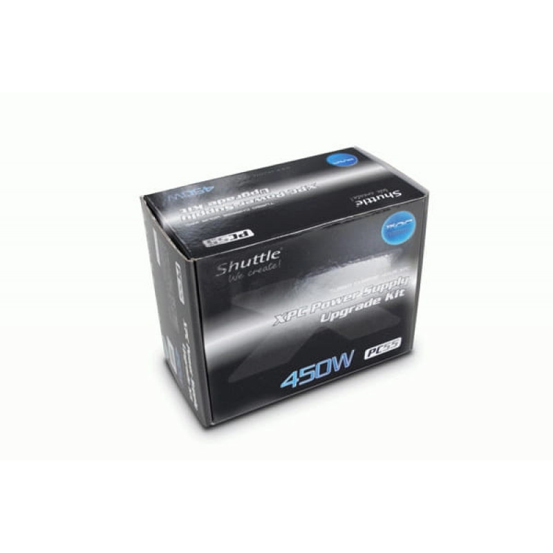 Fonte de alimentação para PC Shuttle PC55, 450 W, não modular, cinzenta