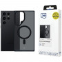 3MK Smoke MagCase para Samsung Galaxy S23 Ultra, Semitransparente
