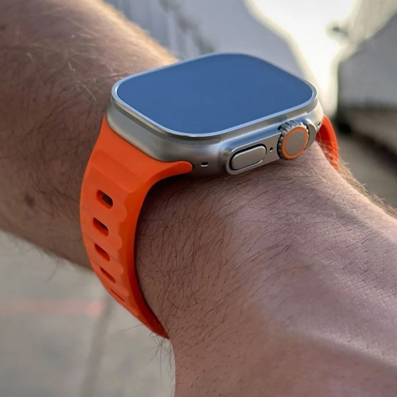 Pulseira Tech-Protect IconBand Line para Apple Watch 4/5/6/7/8/9/SE/Ultra 44/45/49 mm, preta