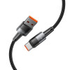 Cabo Tech-Protect UltraBoost USB-A/USB-C 66W 6A 200 cm, cinzento