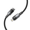 Cabo Tech-Protect UltraBoost USB-C/Lightning PD 20W 3A 200 cm, cinzento