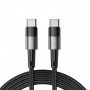 Cabo Tech-Protect UltraBoost USB-C/USB-C PD 60W 3A 200 cm, Cinzento