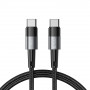 Cabo Tech-Protect UltraBoost USB-C/USB-C PD 60W 3A 100 cm, cinzento