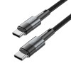 Cabo USB-C/USB-C Tech-Protect UltraBoost PD 60W 3A 25 cm, cinzento