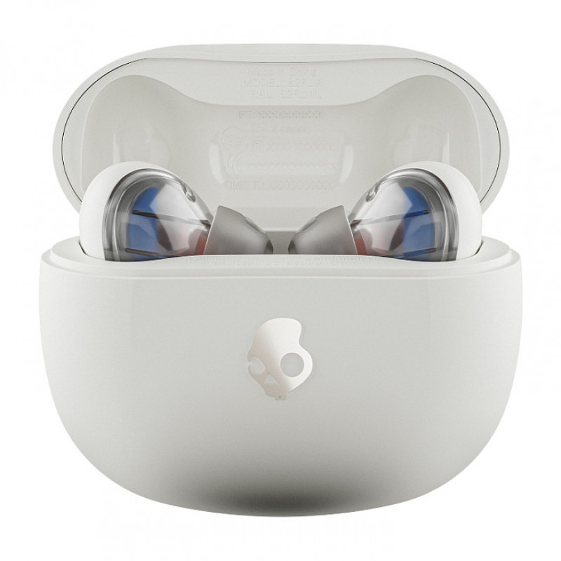 Auscultadores intra-auriculares true wireless Skullcandy Rail S2RLW-Q751, Bone/Laranja Glow