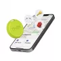 Localizador SBS Track My Circle compatível com Apple Find My, verde