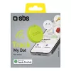 Localizador SBS Track My Circle compatível com Apple Find My, verde