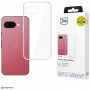 Capa 3MK Clear Case para Google Pixel 9A, transparente