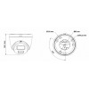 Câmara IP Miton NT-IP134CA-DL, 4 MP, 2.8 mm