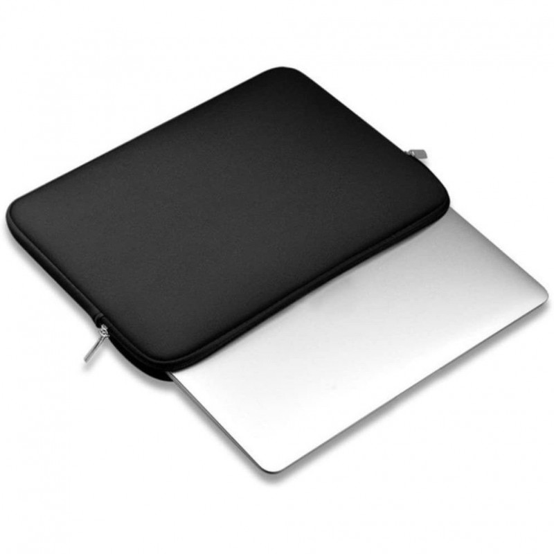 Manga para portátil Tech-Protect Neoprene de 13 polegadas, preta