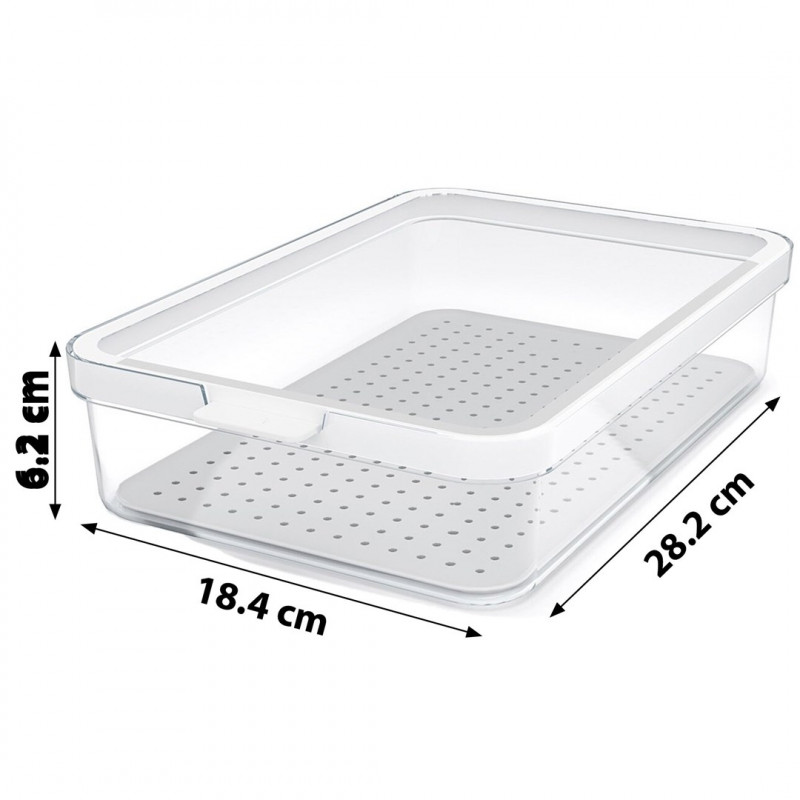 Conjunto organizador de frigorífico Rotho CAUMA (3 peças)