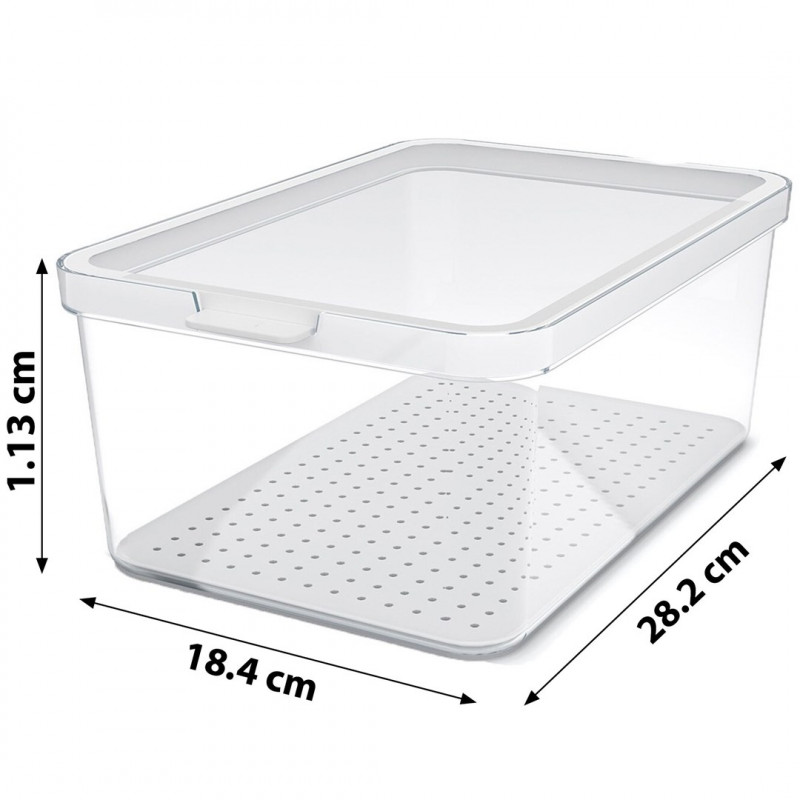 Conjunto organizador de frigorífico Rotho CAUMA (3 peças)