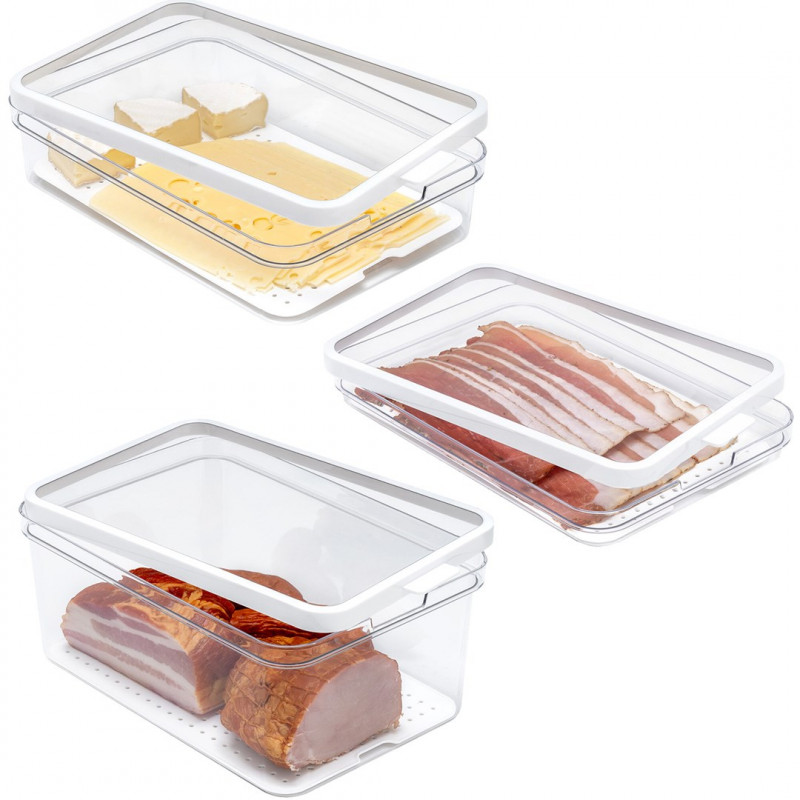 Conjunto organizador de frigorífico Rotho CAUMA (3 peças)