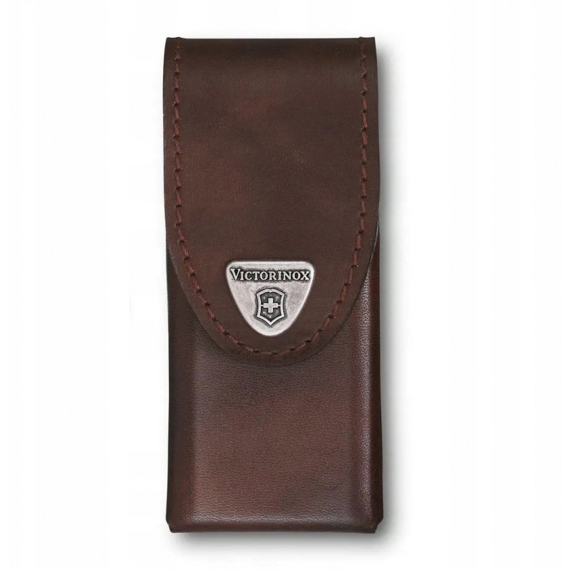 Victorinox multi-ferramenta Swiss Tool Spirit X Plus, aço inoxidável, couro, 105 mm (3.0235.L)