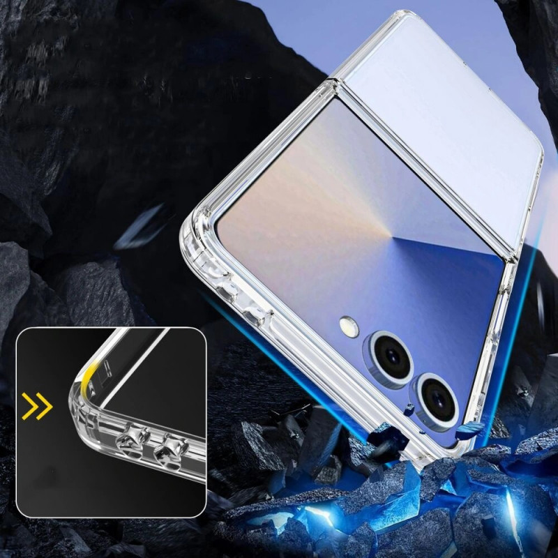 Capa Tech-Protect Flexair Hybrid THP4318 para Samsung Galaxy Z Flip 7, transparente