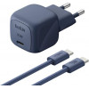 Carregador Belkin BoostCharge 30 W USB-C PD com PPS e cabo USB-C de 2 m (WCA008KQ2MBL-B6)