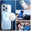Capa Tech-Protect Flexair Hybrid MagSafe para Samsung Galaxy S22, transparente