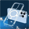 Capa Tech-Protect Flexair Hybrid MagSafe para Samsung Galaxy S22, transparente