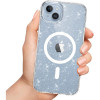 Capa Tech-Protect Flexair Hybrid MagSafe para Apple iPhone 13 / 14, Glitter