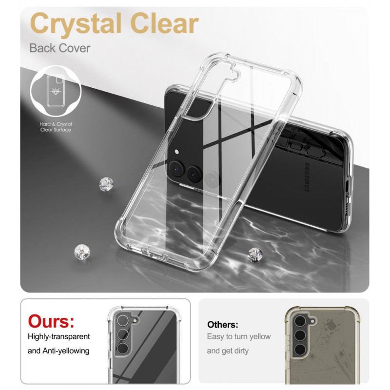 Capa Tech-Protect Kevlar para Samsung Galaxy S23+, transparente